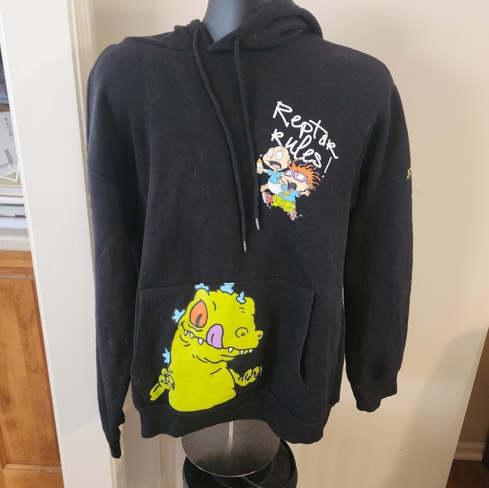 KK - Nickelodeon Black Hoodie with Rugrats Graphic